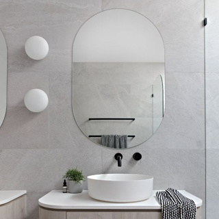 Espelho Decorativo Oval Vidro Lapidado 40x50cm e 80x50cm Banheiro Sala Quarto em Oferta na Shopee