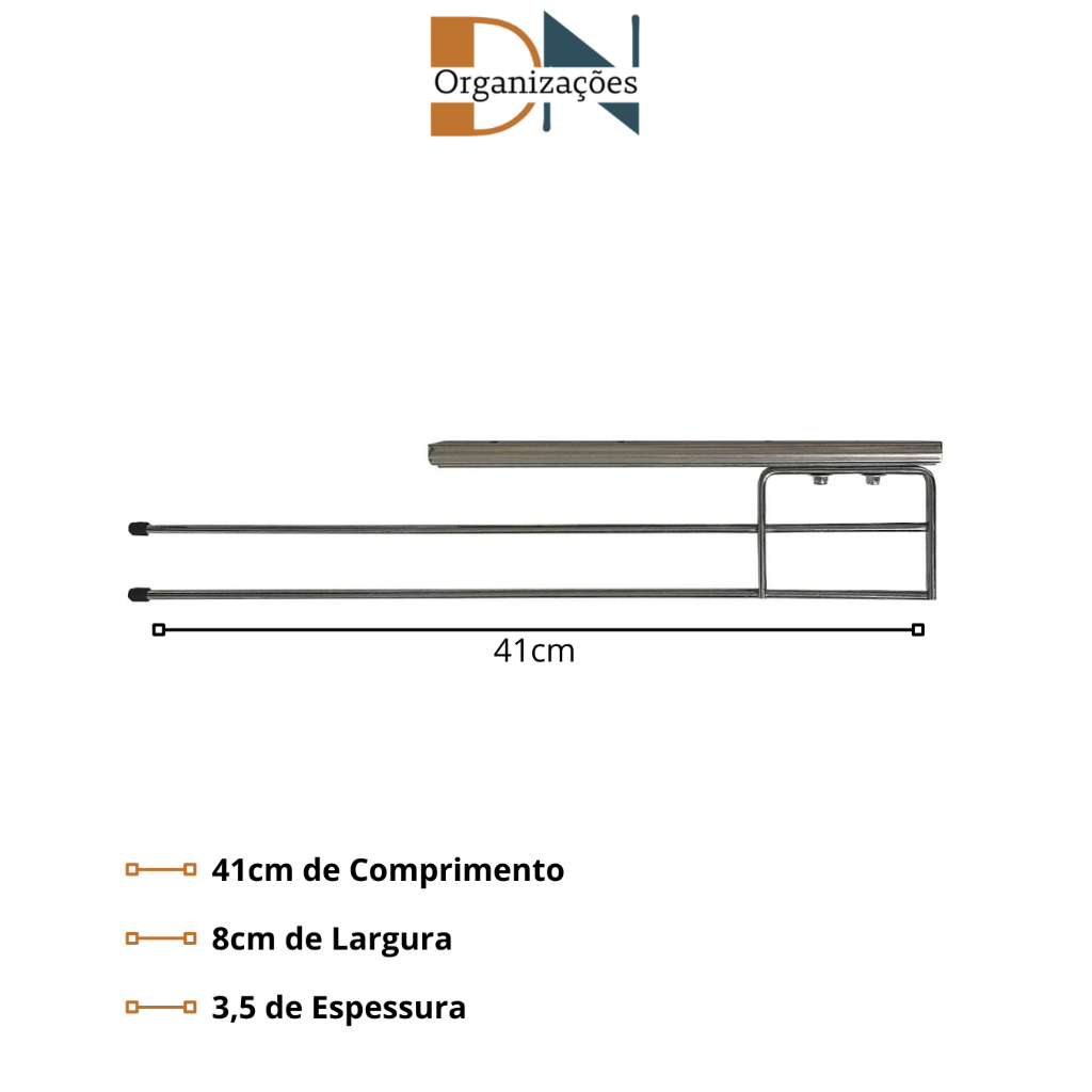 Suporte - Porta Pano De Pratos Duplo Deslizante em Oferta na Shopee