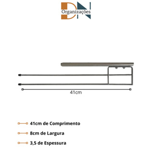 Suporte - Porta Pano De Pratos Duplo Deslizante em Oferta na Shopee