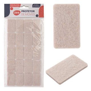 Protetor de Móveis Feltro Retangular Auto Adesivo 20 Peças Antiderrapante para Cadeiras Mesas em Oferta na Shopee