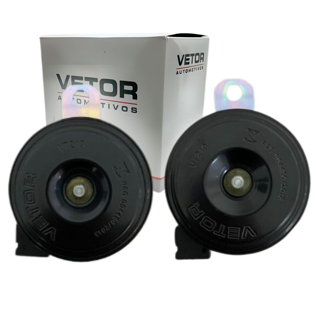 Buzina Dupla Tipo Disco Para Toyota Hilux Todos Modelos Com Conector e Suporte Original Vetor 430dB em Oferta na Shopee