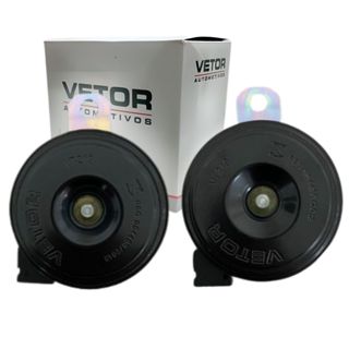 Buzina Dupla Tipo Disco Para Toyota Hilux Todos Modelos Com Conector e Suporte Original Vetor 430dB em Oferta na Shopee