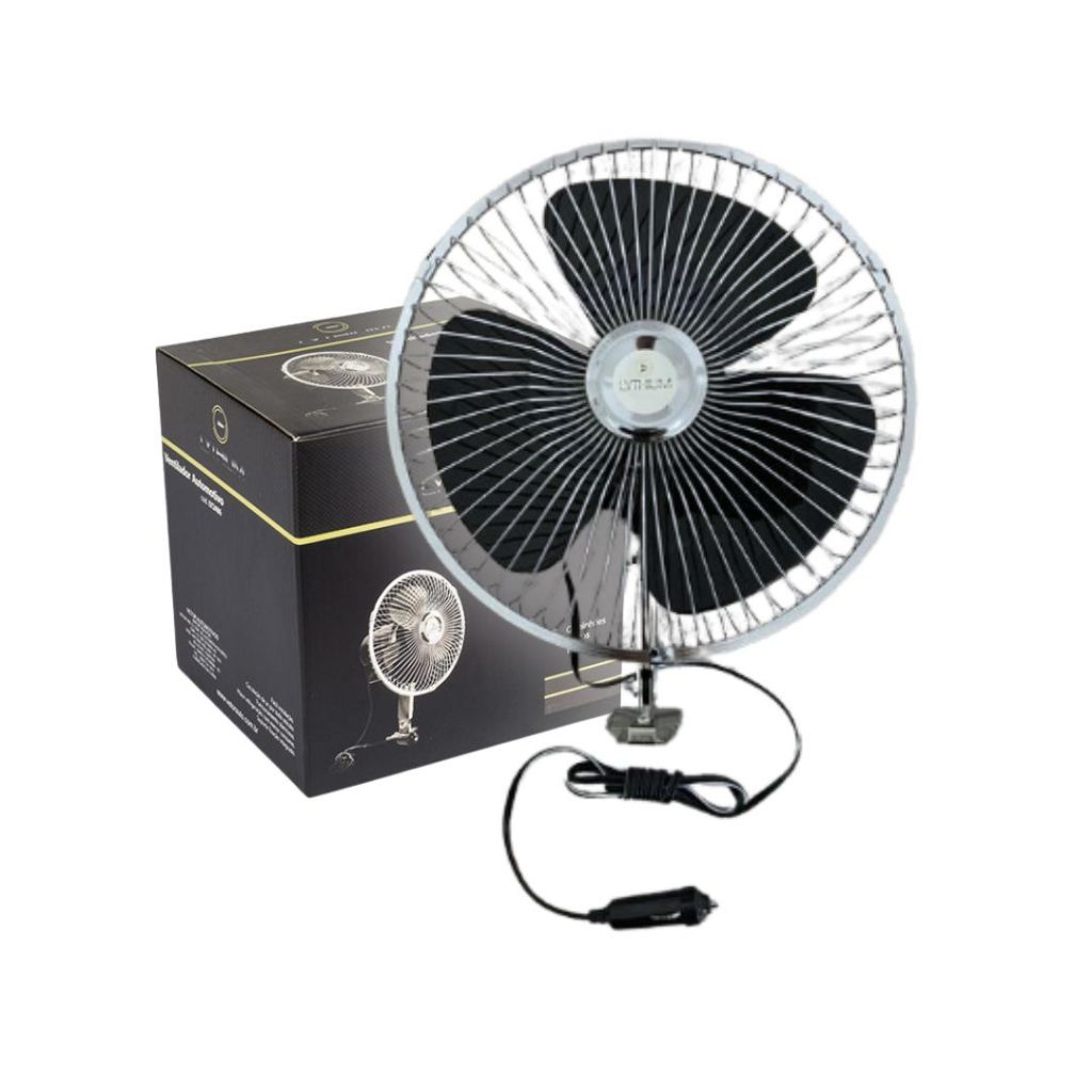Mini Ventilador 12v Cabine Caminhão Trailer Van Motor Home Ventilador Cabine 12v 8 Polegadas em Oferta na Shopee