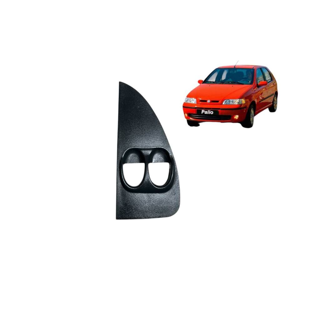 Moldura Botão Vidro Elétrico Esquerdo Fiat Palio Ex 2003
