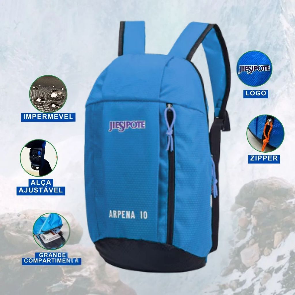 Bolsa Impermeável Jiesipote Mochila Esportiva Impermeável Acessórios Esportivos