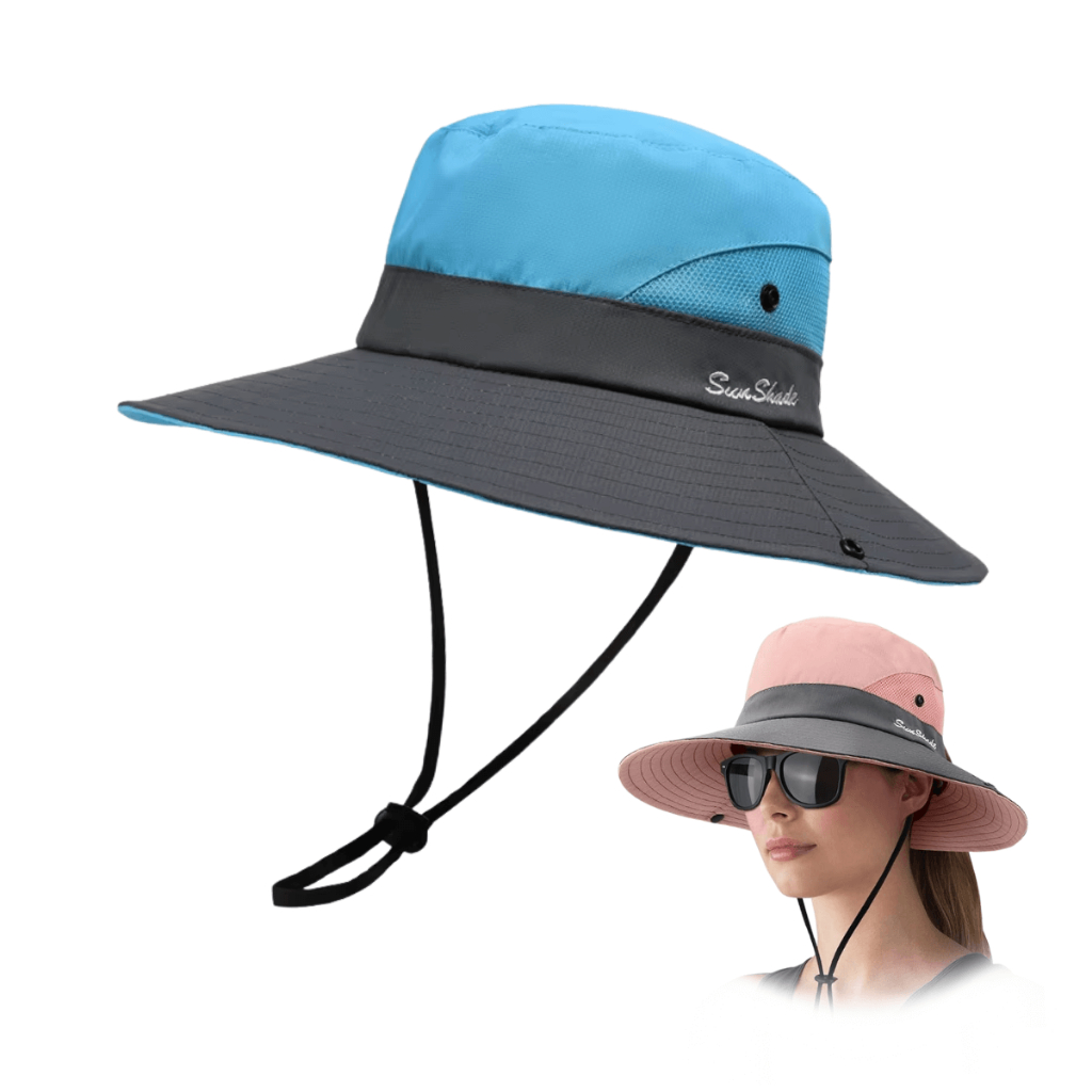 Chapéu de Sol Praia Feminino Masculino Trilha Camping Tactel Proteção UV 50+ Dobrável Chapeu Camping em Oferta na Shopee