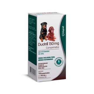 Duotrill 150mg 10 Comprimidos Para Cães E Gatos - Duprat em Oferta na Shopee