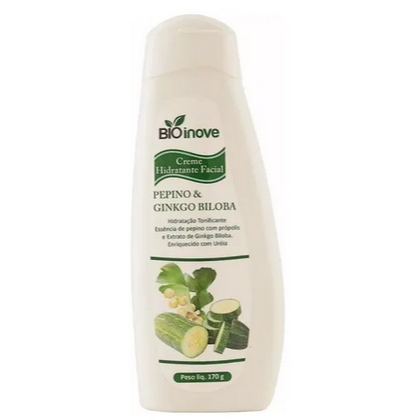 Creme Hidratante Facial Pepino e Ginkgo Biloba - Bio Inove (06 UNIDADES)