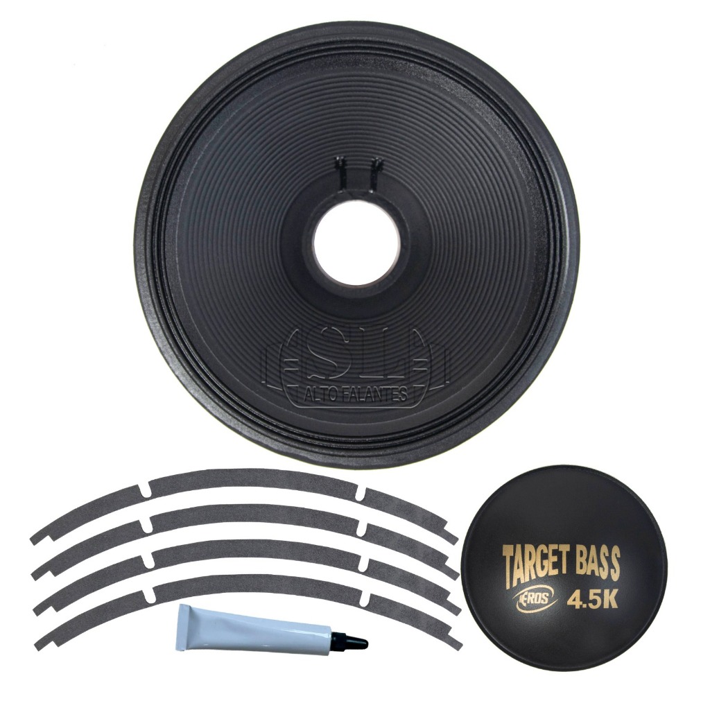Kit Reparo Sl Compatível Com Eros Target 4.5 18 pol 4 ohms