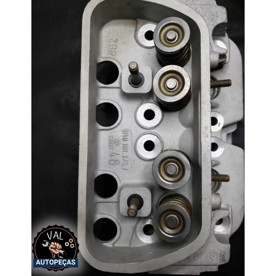 Cabeçote Brasilia Kombi Karmann Ghia Super fuscão 1600 Retificado 8 aletas Fundo