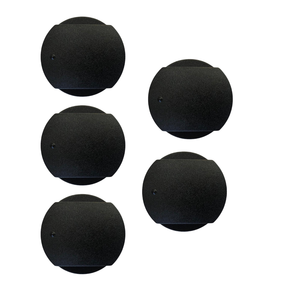 Kit 5 Botão Preto Manipulo Cooktop Para Brastemp Original