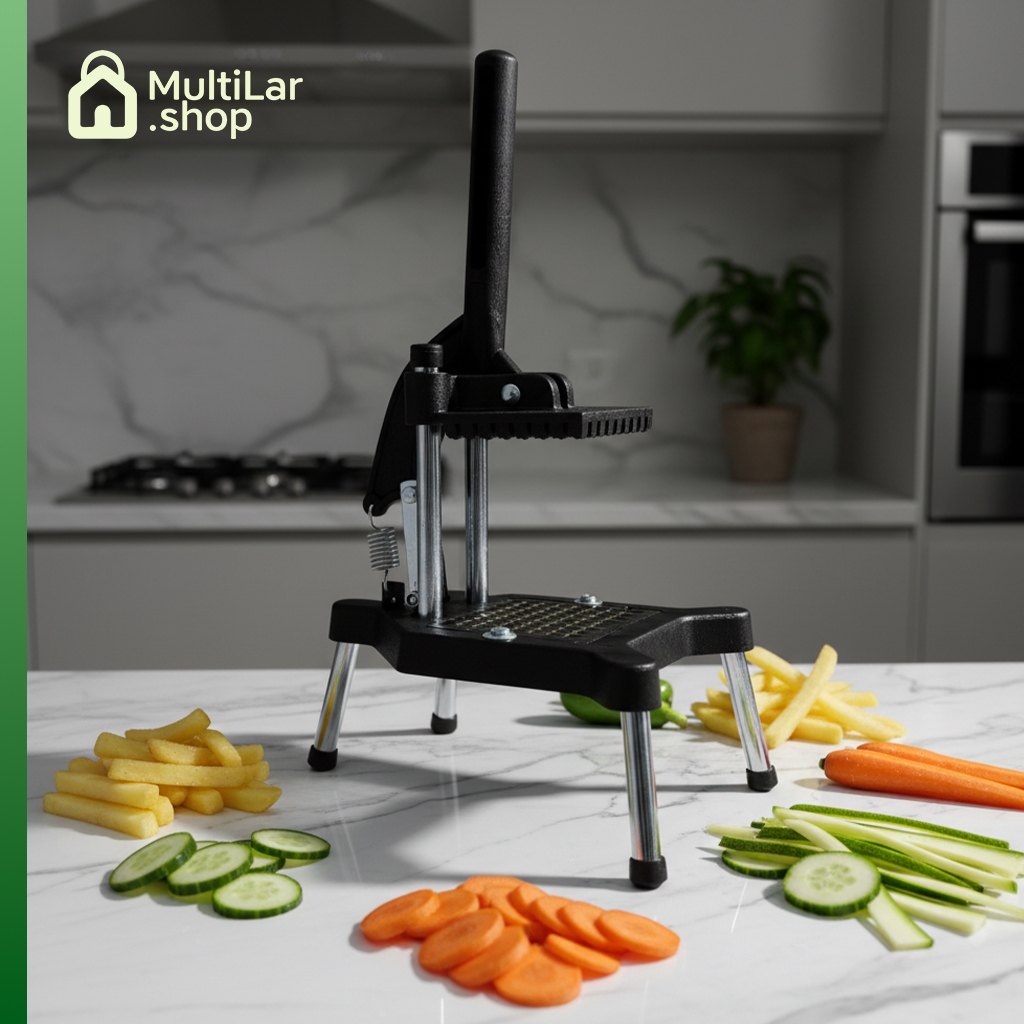 Picador de Legumes Industrial Fatiador Cabrita Batata Frutas Profissional