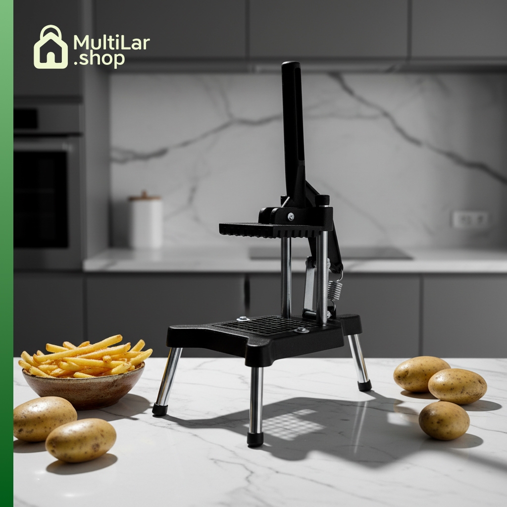 Picador de Legumes Industrial Fatiador Cabrita Batata Frutas Profissional