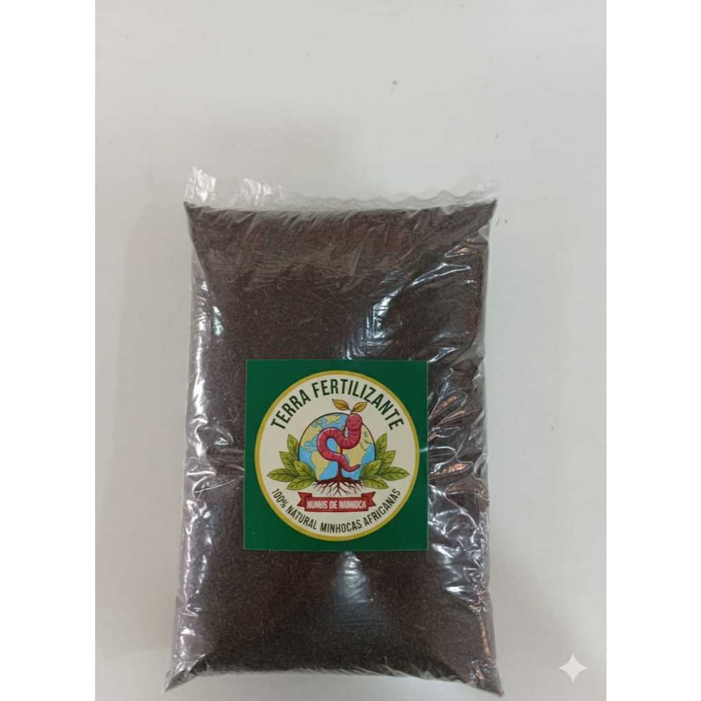 Humus Premium de Minhoca Africana 100% Organico