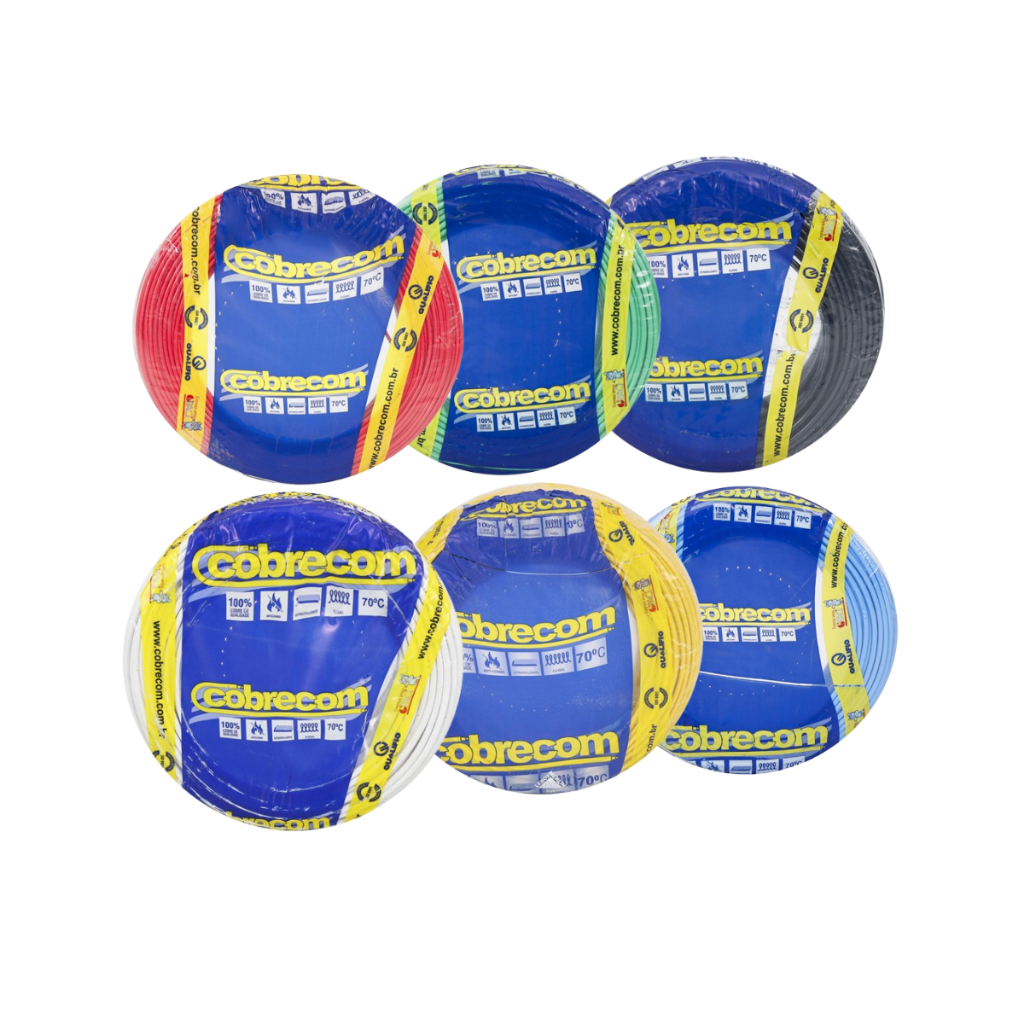 Fio Cabo Flexível 100% Cobre 2,5mm - Original Cores