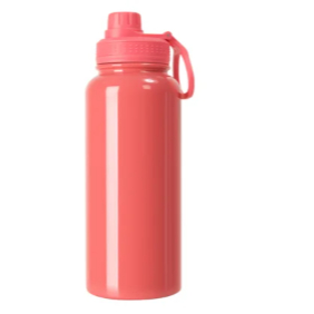 Garrafa Térmica para Sublimação com Parede Dupla Tampa Cantil Pêssego - 900ml