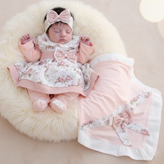 Saída de Maternidade Conjunto Delicada Menina Charmosinha Encanto 05 Peças em Oferta na Shopee