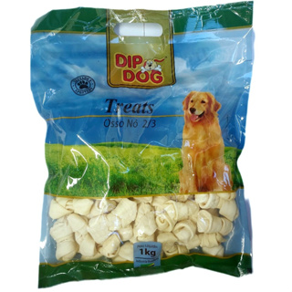 Osso nó 1kg petisco para cães vários tamanhos Nozinho Dip Dog Treats em Oferta na Shopee