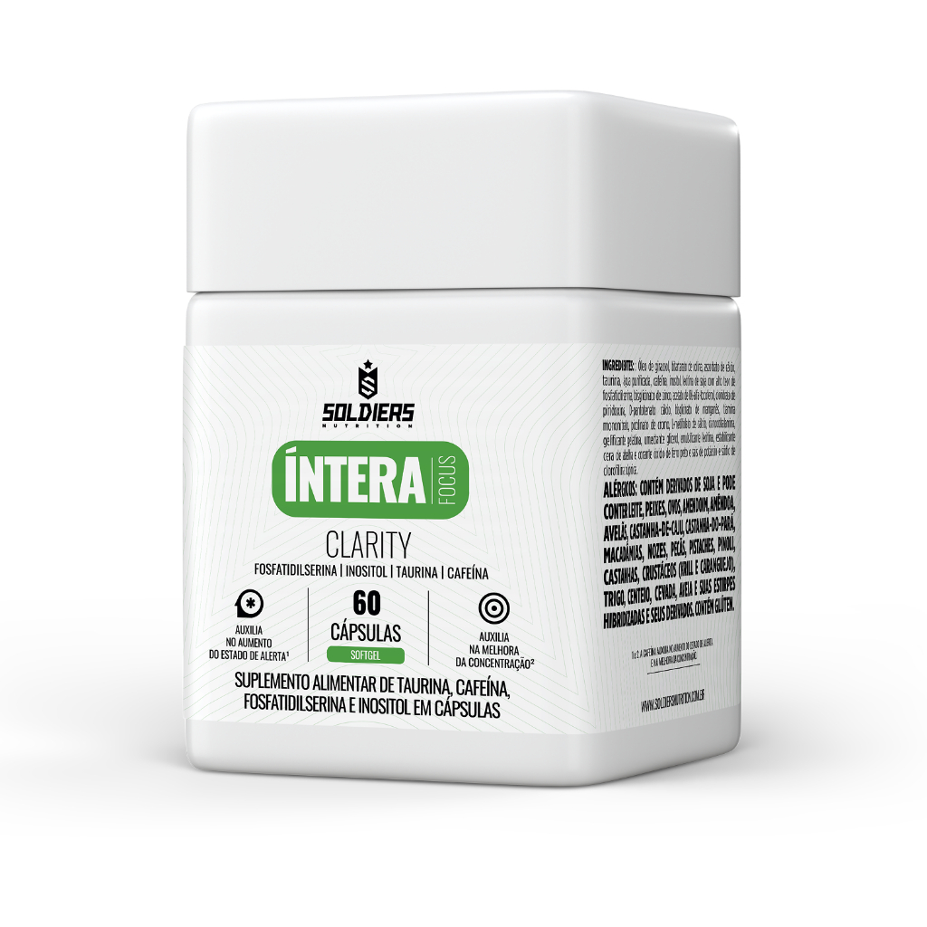 Suplemento Focus Clarity Íntera Foco e Desempenho Cognitivo - Soldiers Nutrition em Oferta na Shopee