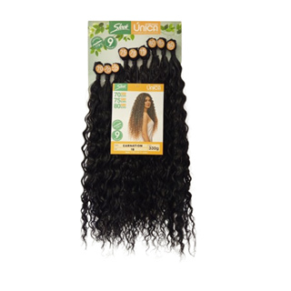 Cabelo Bio Vegetal Cacheado Sleek Carnation Único 330g 80cm em Oferta na Shopee
