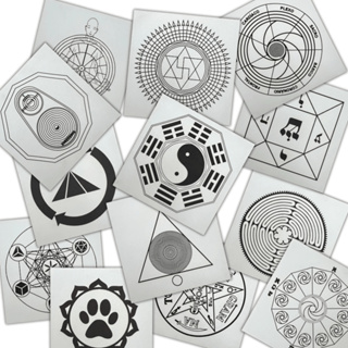 Kit Escolha Gráficos da Radiestesia em MDF BRANCO 20x20cm 3mm (Monte seu kit personalizado parte 1) - PROMOÇÃO em Oferta na Shopee
