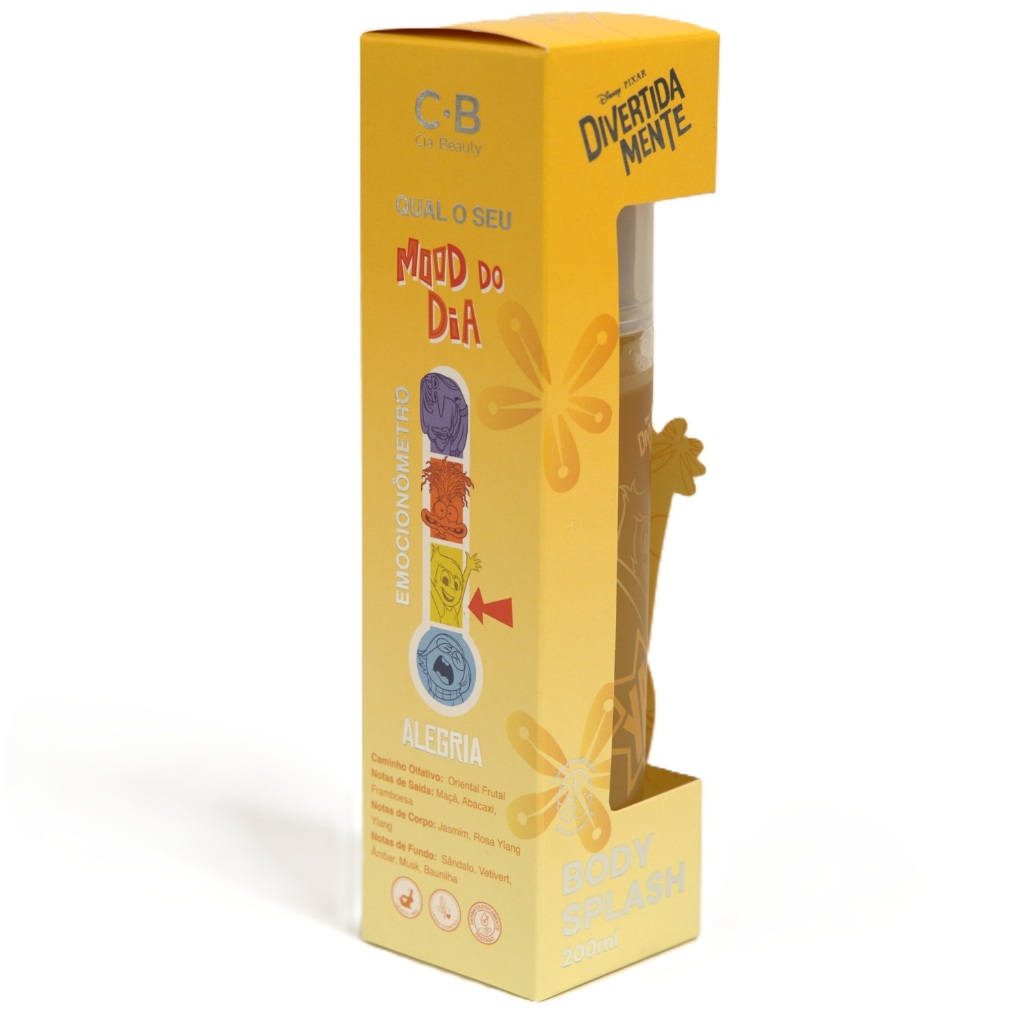 Body Splash Alegria Divertidamente 200ml Disney com Fragrância Suave no Oriental Frutal, vegano, cruelty free · foto 2