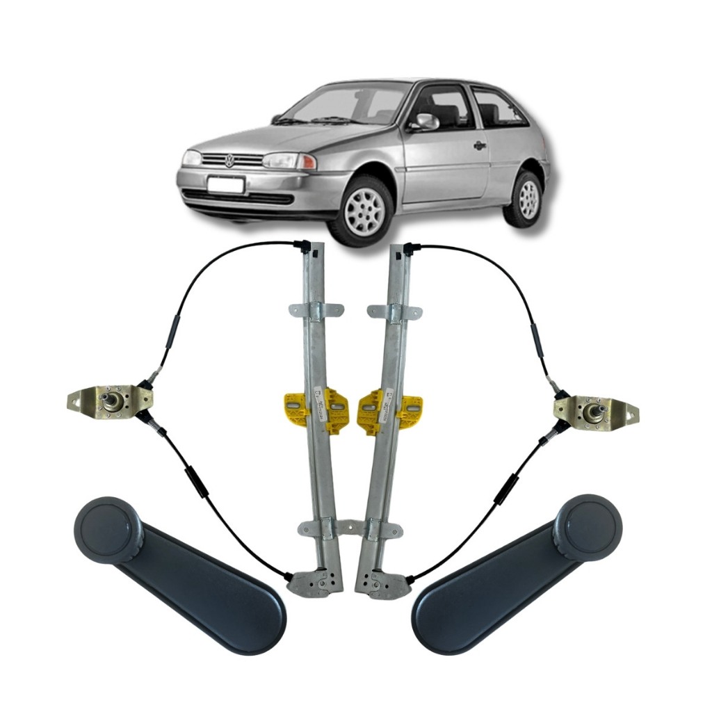 Kit Máquina Vidro Gol G2 Bola Manual 2 Portas 1995 Até 1999
