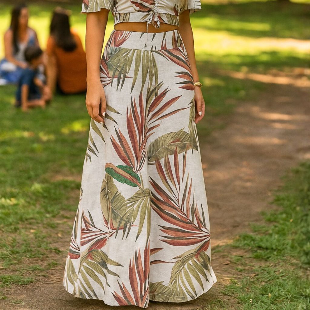 Saia Longa Estampada Feminina Cintura Alta Moda Evangélica Sem Fenda Suplex Liso Estampado Preto em Oferta na Shopee