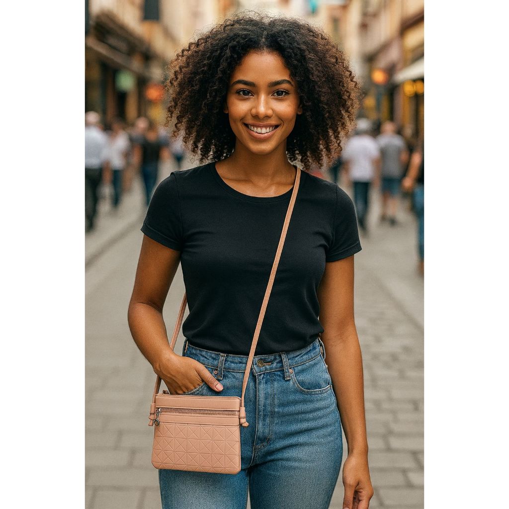 Bolsa Pu Coin Lychee Padrão Lychee Padrão Zipper Ultra-Thin Short Card Saco para chaves de moedas em Oferta na Shopee