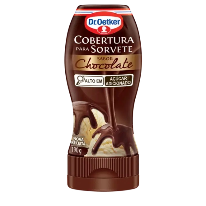 MEGA PROMOÇÃO! Cobertura Para Sorvete Dr. Oetker 190g – Caramelo, Chocolate ou Morango 🍦