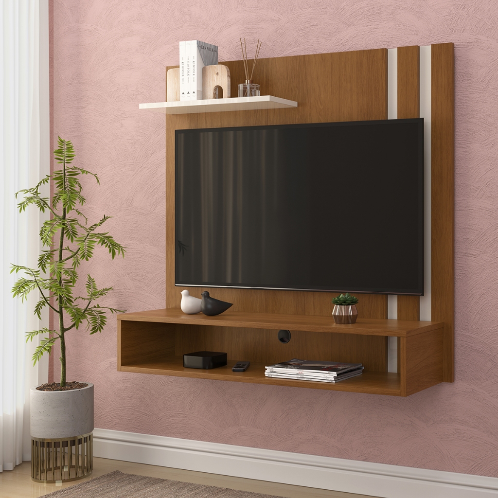 QUEIMA DE ESTOQUE! Suporte Painel Tv Quarto Sala Painel Prateleira Até 32 Polegadas