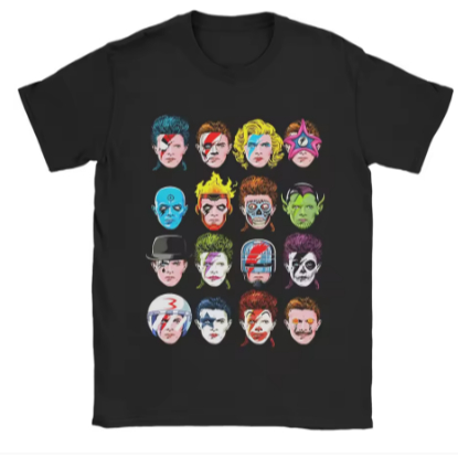 Camiseta David Bowie Ziggy Stardust | Rock Clássico | Estilo Atemporal