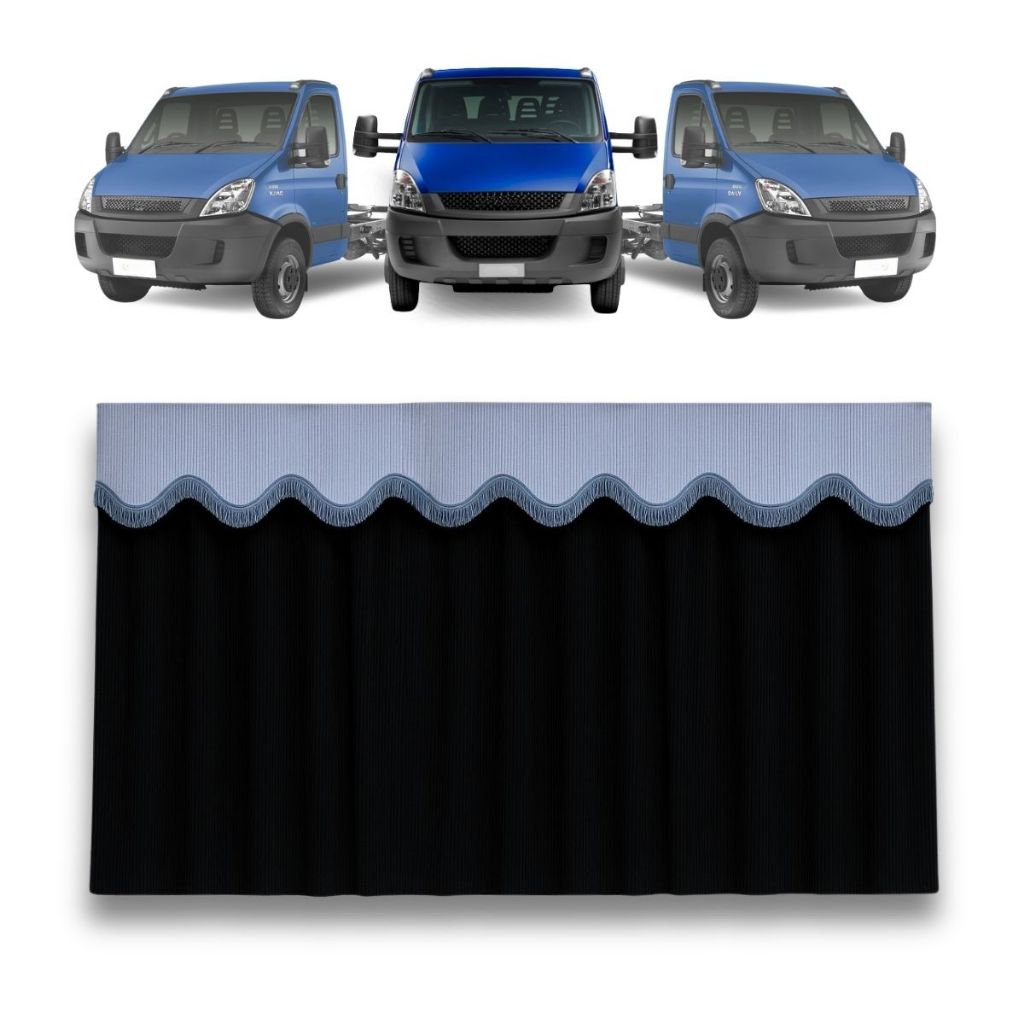 Cortina de Camurça Veludo para Traseira Caminhão Iveco Daily