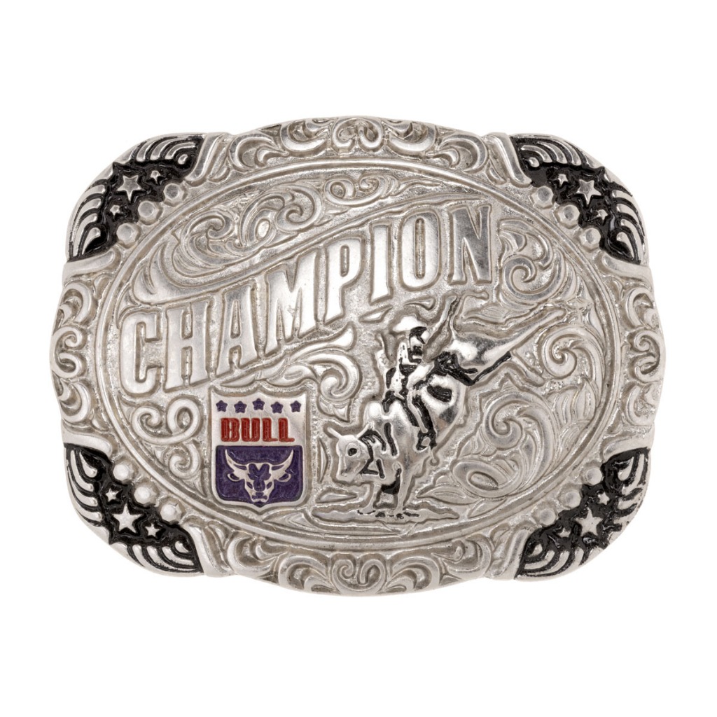 Fivela Para Cinto Champion Bull Estilo Rodeio Pampa’s Country Unissex