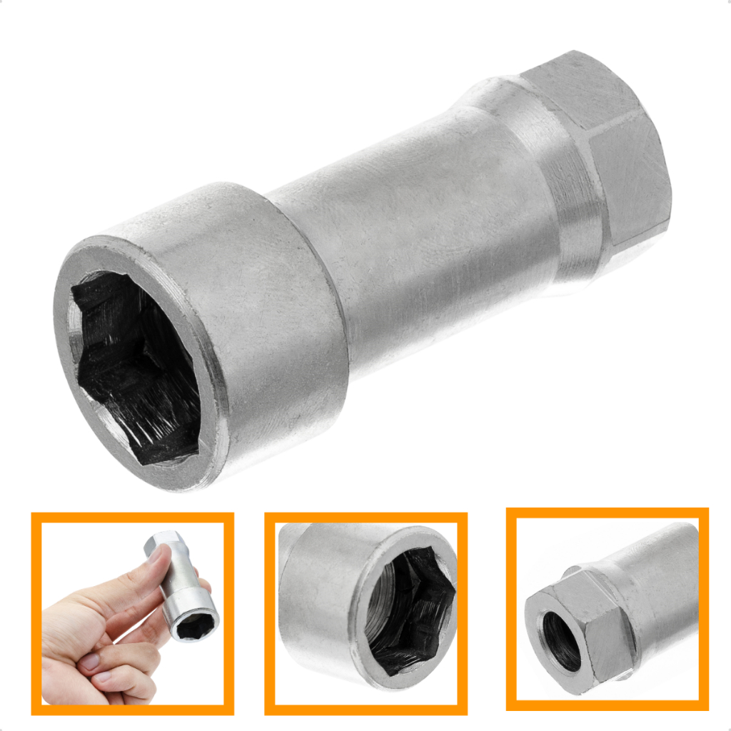 Chave Sestavada 22mm Para Porca Do Amortecedor Dianteiro Vw Gol Golf Santana