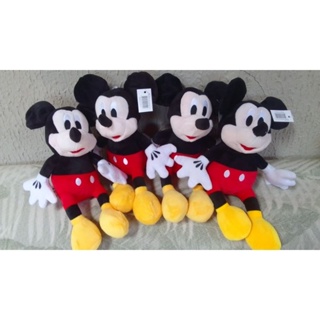 Super Kit 5 Mickey de pelúcia mede 28 cm enfeite de Natal envio no mesmo dia em Oferta na Shopee