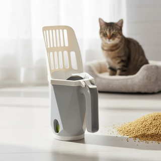 Pá Higiênica Coletora Fezes Gatos Cães Coletora Dispenser em Oferta na Shopee