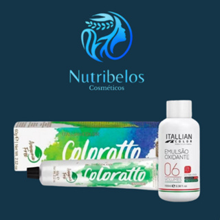 Tonalizante Coloratto - Tinta S/ Amônia + Emulsão Vol 06 100ml em Oferta na Shopee