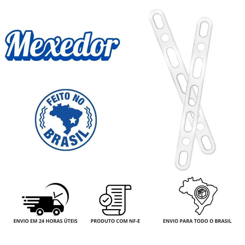 Kit Mexedor Descartável Mexa Bem para Café, Cappuccino, Chá e Bebidas