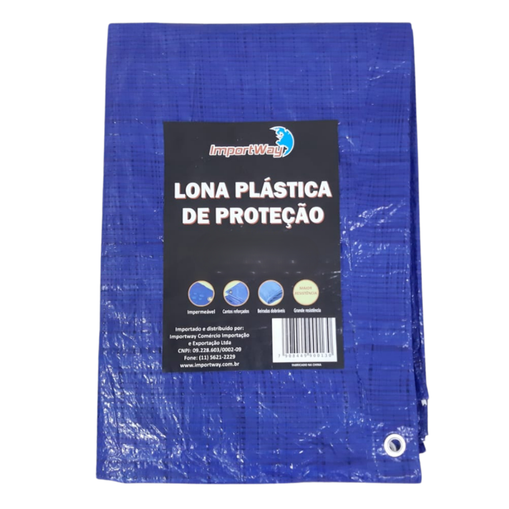 Lona Plástica Encerado Impermeável Importway Multiuso Diversas Medidas Resistentes em Oferta na Shopee