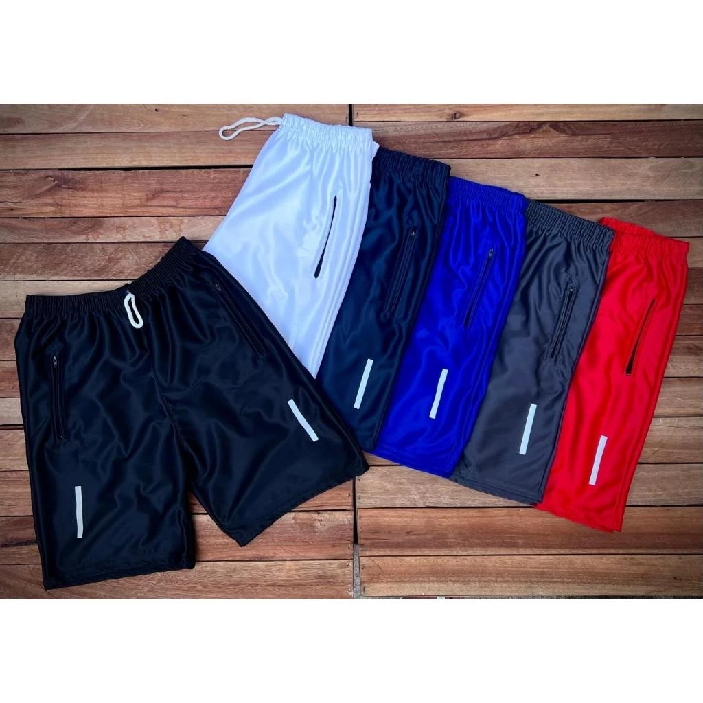 Shorts Dry Fit Chimpa Kit 6 unidades Academia Verão Oferta Black Friday