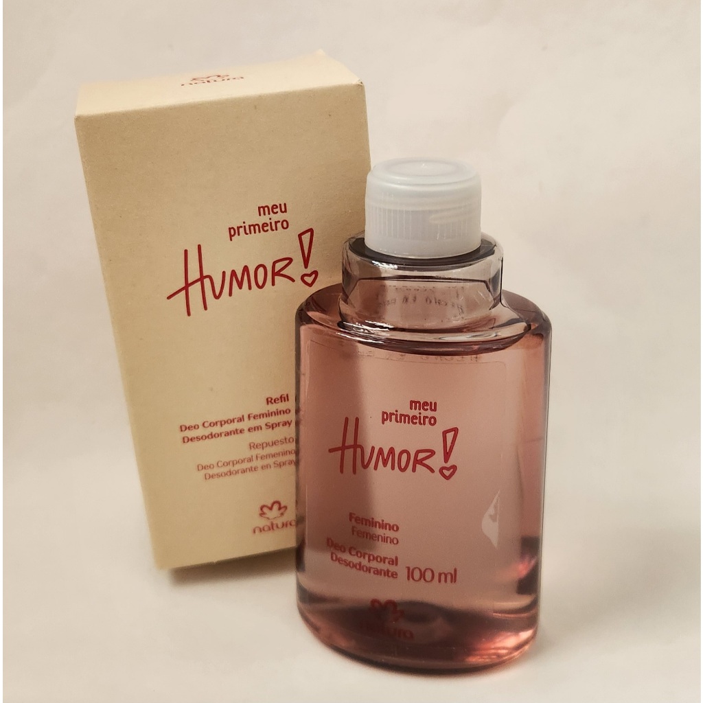 Refil Natura Desodorante Corporal Meu Primeiro Humor Feminino 100 ml. Produto Original.