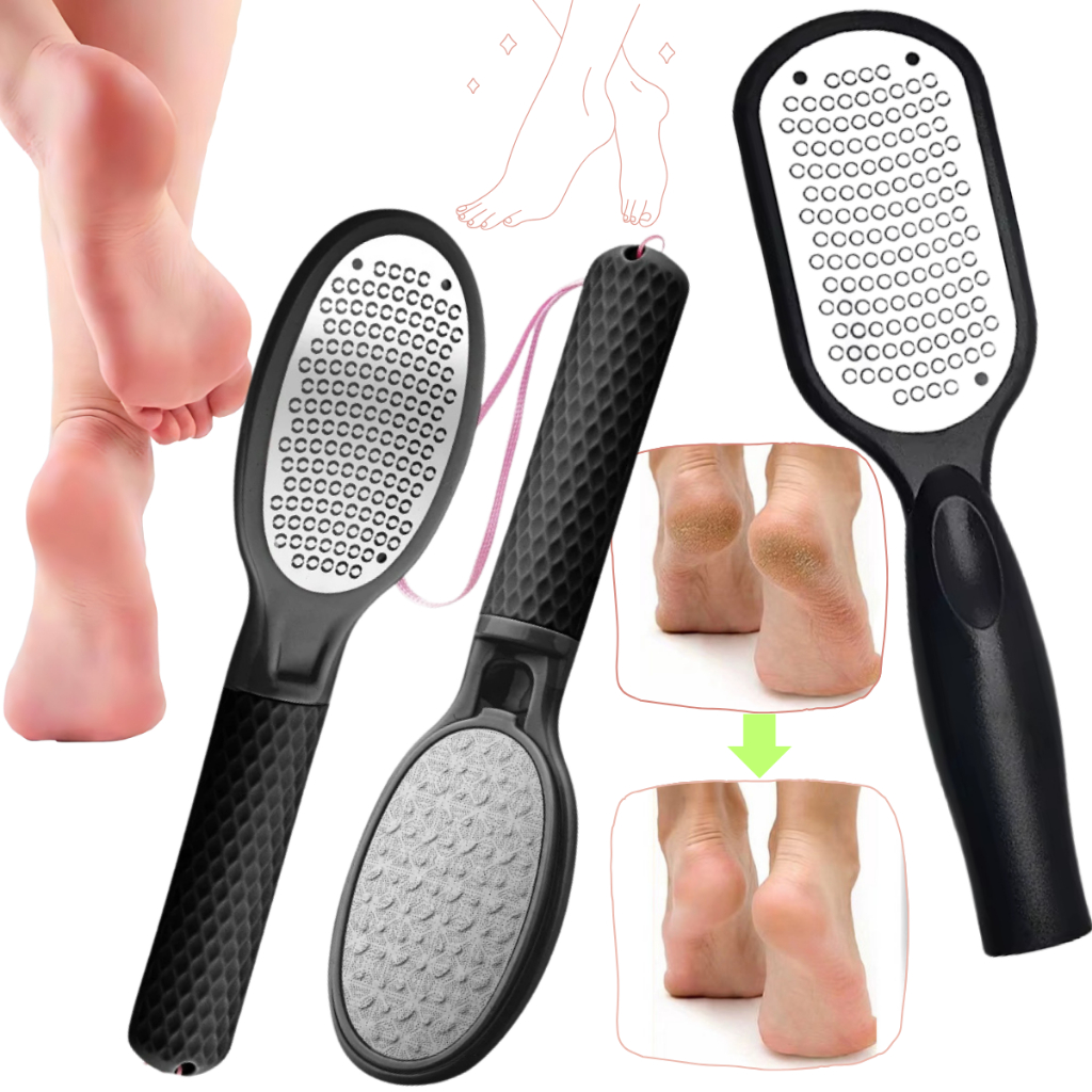 Lixa de Pé Profissional Inox Anticalos Remove Rachaduras Pele Grossa e Morta Esfoliação para Pés Pe Calcanhar em Oferta na Shopee