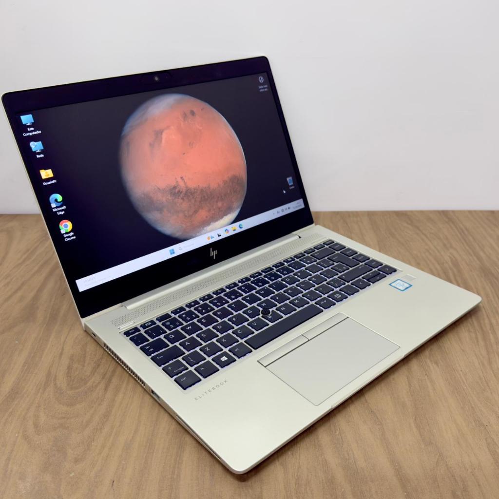 Notebook HP Turbinado - Intel Core i5 7th/ 16gb ram/ 256gb ssd/ Tela de 14"/ Teclado retroiluminado