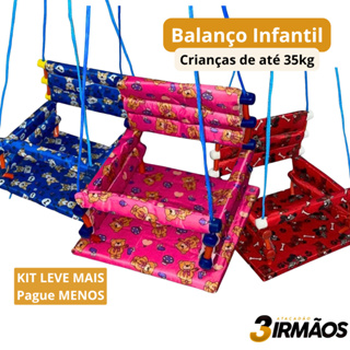 Cadeirinha de Balanço Infantil Para Crianças Até 35kg 1 A 10 ANOS de Madeira de Alta Qualidade em Oferta na Shopee