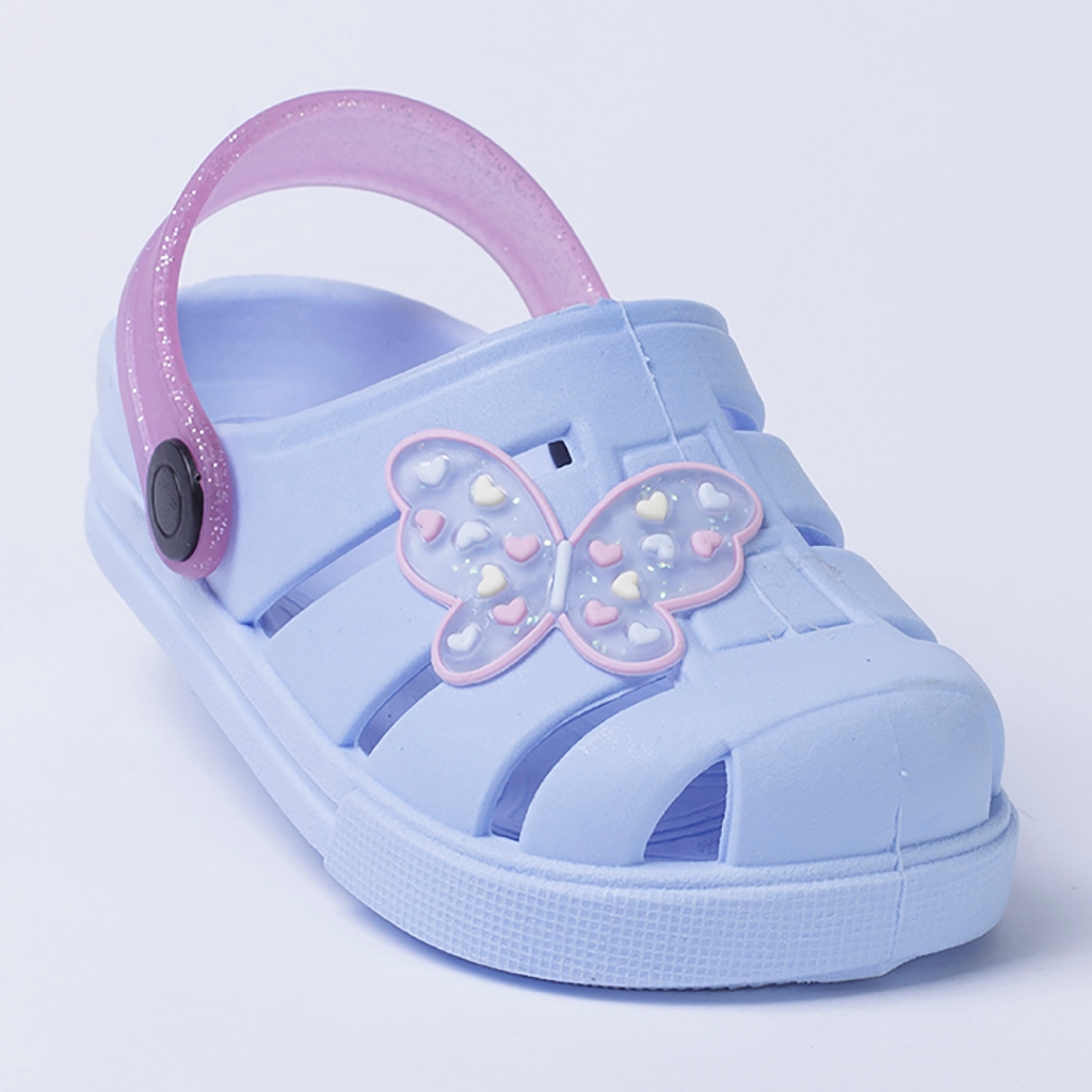 Sandália Infantil Menina Papete Feminina Borboleta Colorida Confortável e Macia em Oferta na Shopee