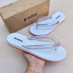 Chinelo Feminino Melissa Flip Flop Airflow Confortável Original Moda Verão Praia Piscina Leve