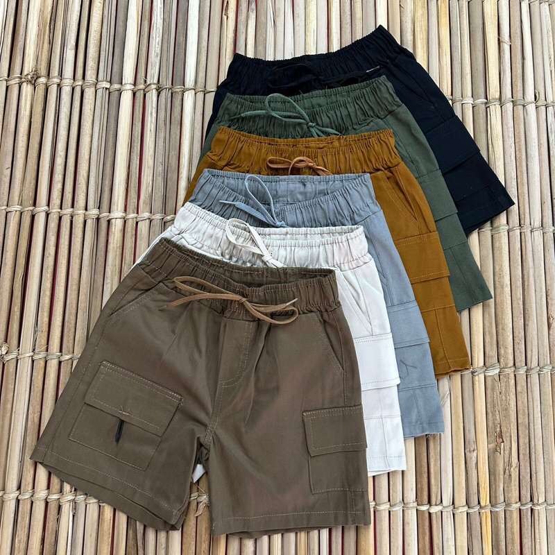 BERMUDA INFANTIL MENINOS DE SARJA CARGO PEDRINHO em Oferta na Shopee