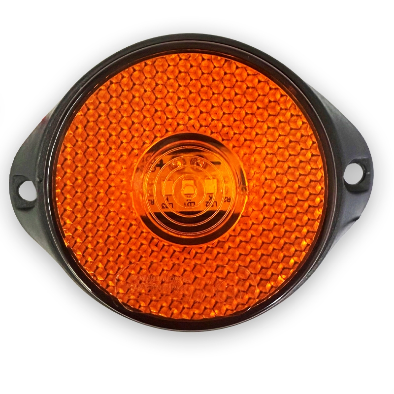 Lanterna Lateral Carreta Caminhão reboque guincho Led Smd Âmbar 12v 24v em Oferta na Shopee