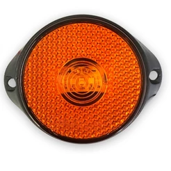 Lanterna Lateral Carreta Caminhão reboque guincho Led Smd Âmbar 12v 24v